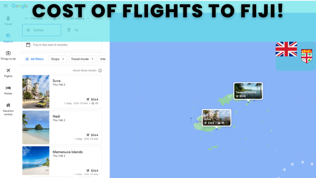 Cost of Flights to Fiji