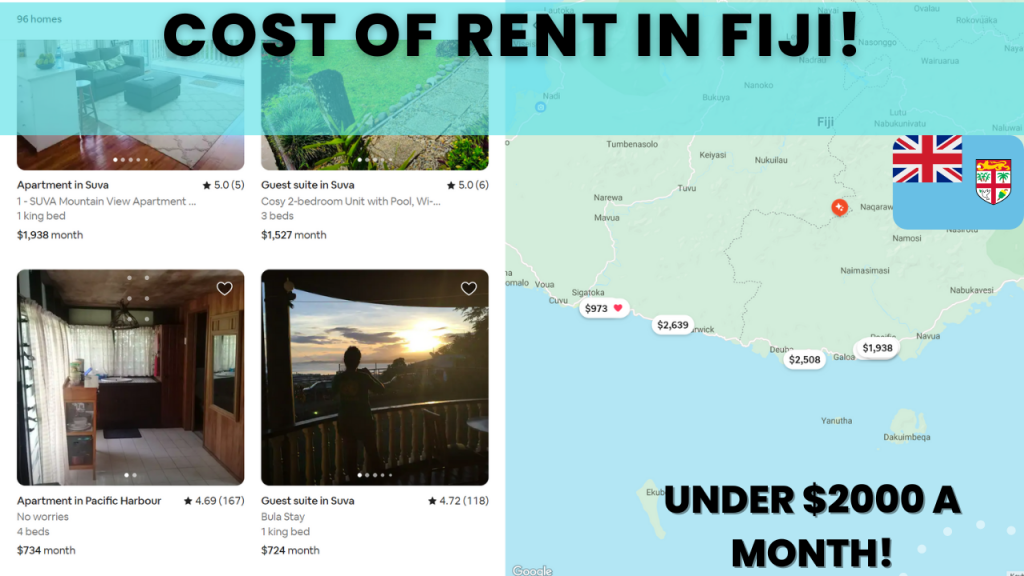 Cost Of Rent and Accommodation in Fiji
