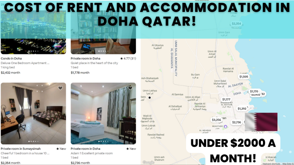 Cost Of rent and accommodation in Doha Qatar