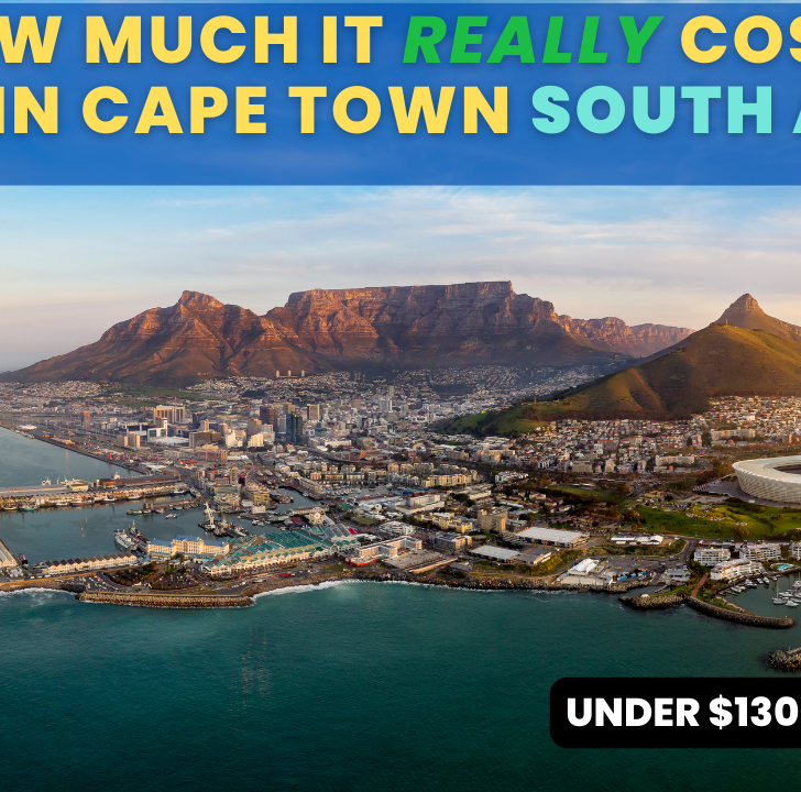 Cost of living in Cape Town South Africa