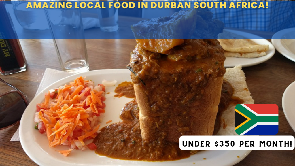 Cost of food in Durban South Africa Bunny Chow