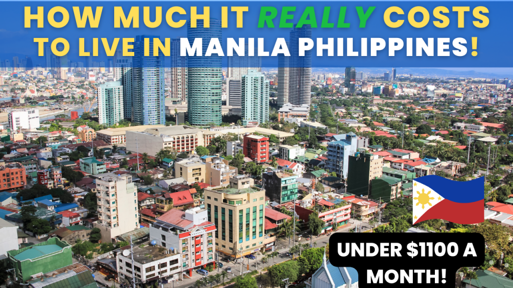Cost of living in Manila Philippines