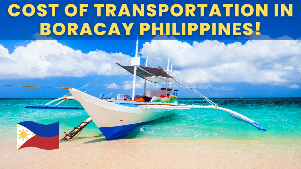 Cost of transportation in Boracay Philippines