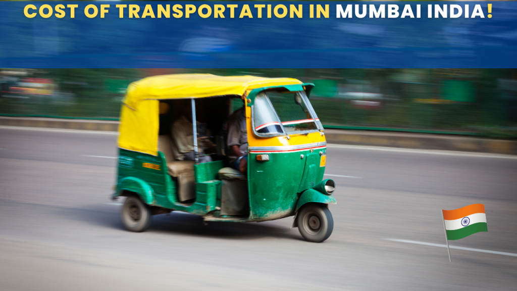 cost of transportation in Mumbai, India