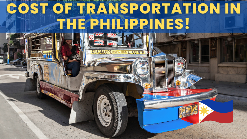 Cost of transportation in the Philippines