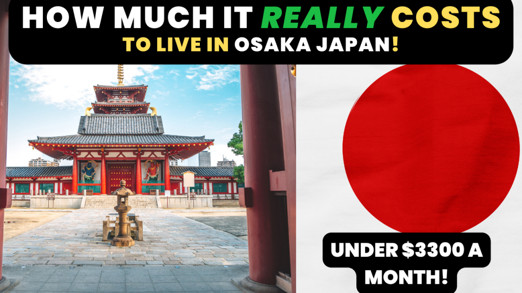 Cost of living in Osaka Japan