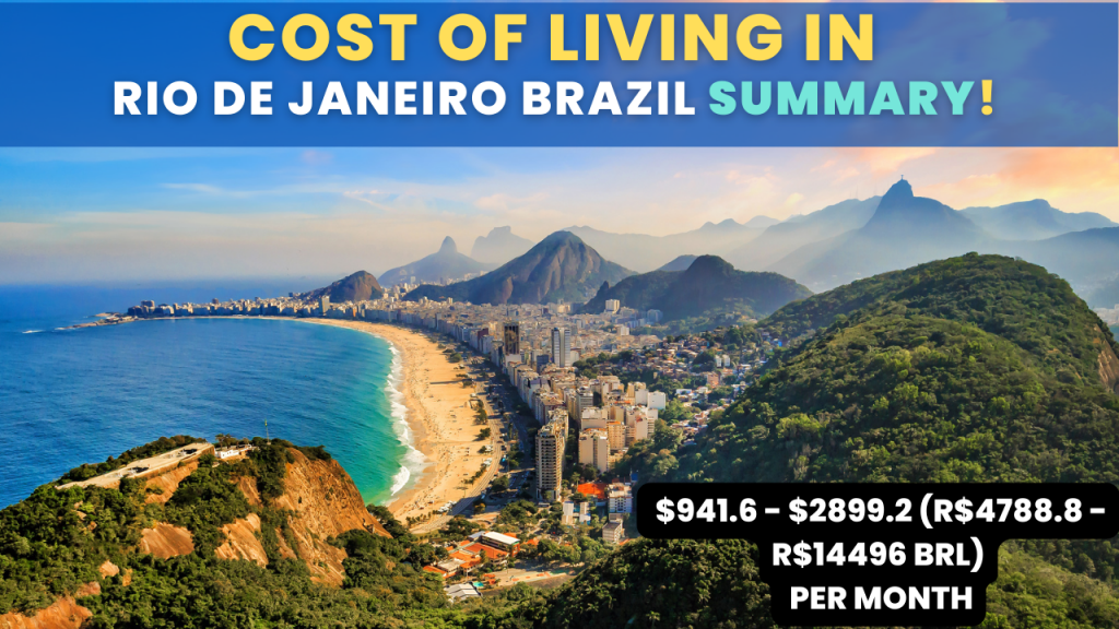 Cost of living in Rio De Janeiro Brazil Summary