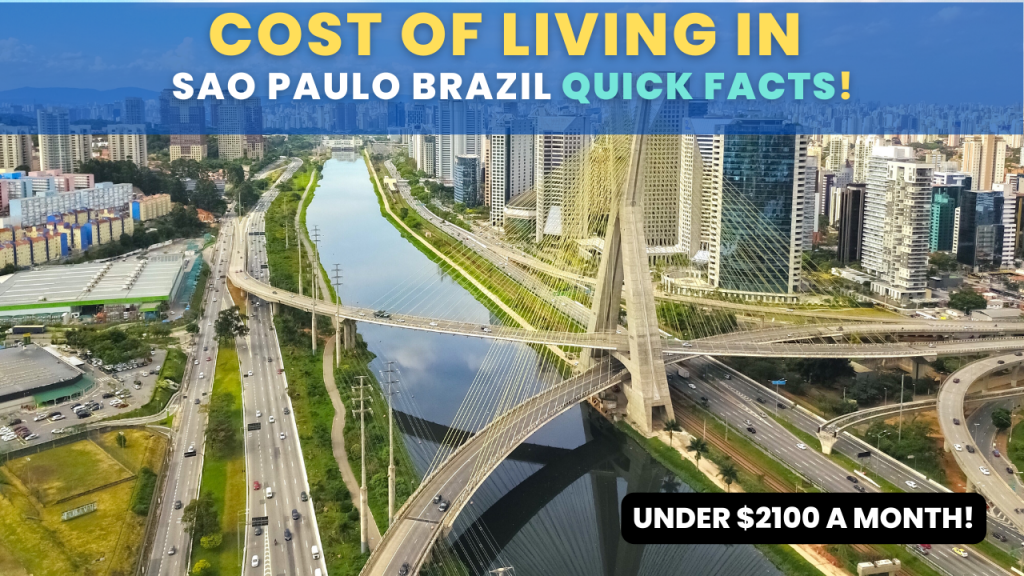 Cost Of Living in Sao Paulo Brazil Quick Facts