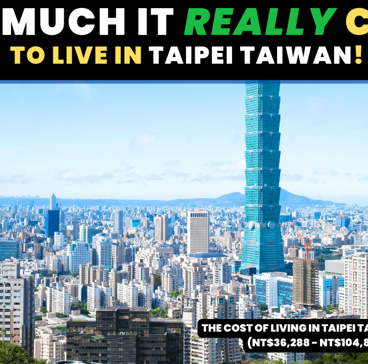 Cost of Living in Taipei Taiwan