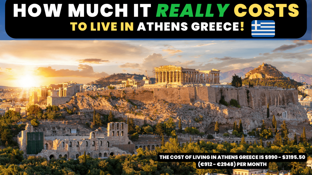 Cost Of Living In Athens Greece