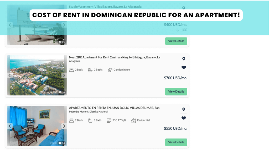 Cost of Rent In Dominican Republic