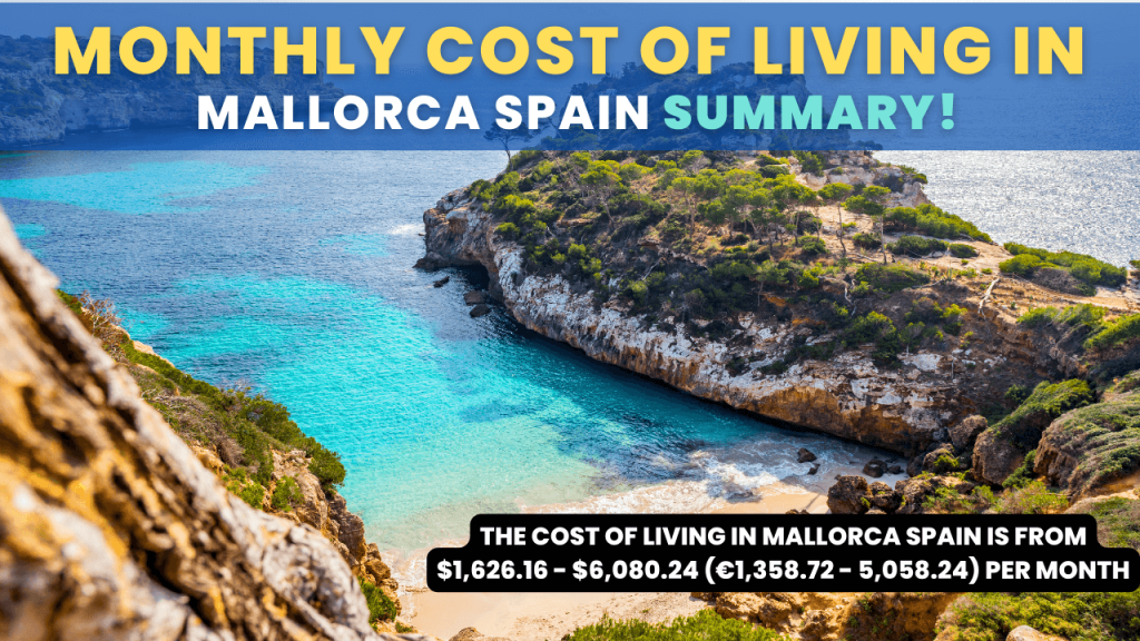 Monthly Cost of Living in Palma De Mallorca Spain