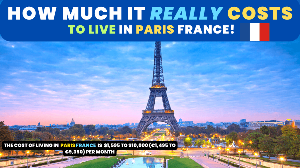 Cost of living in Paris France