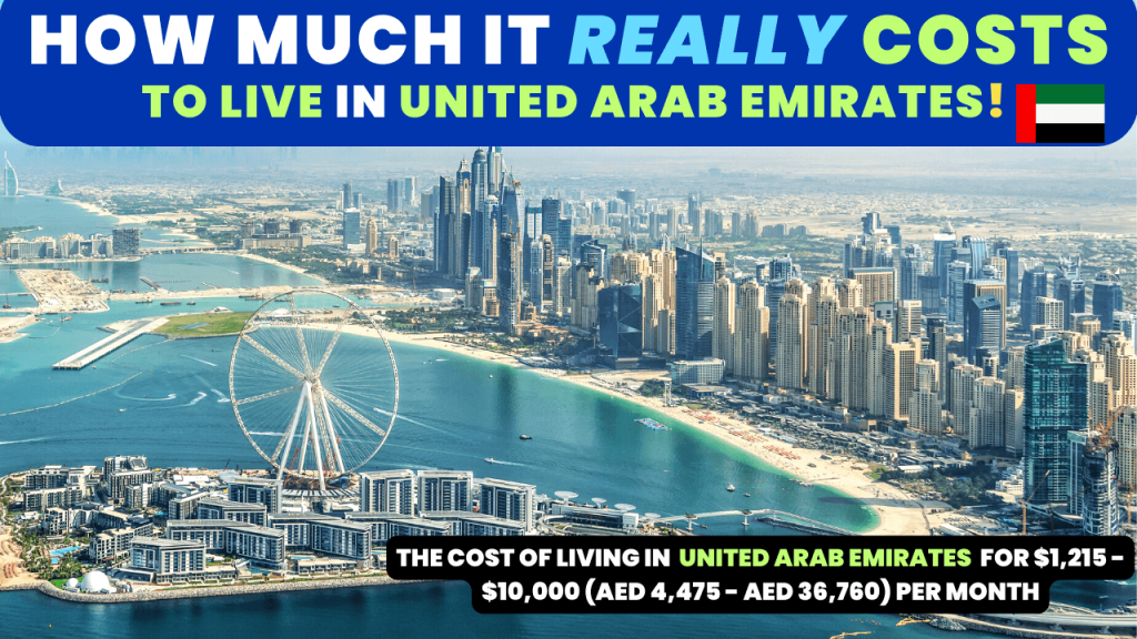 Cost of living in United Arab Emirates UAE