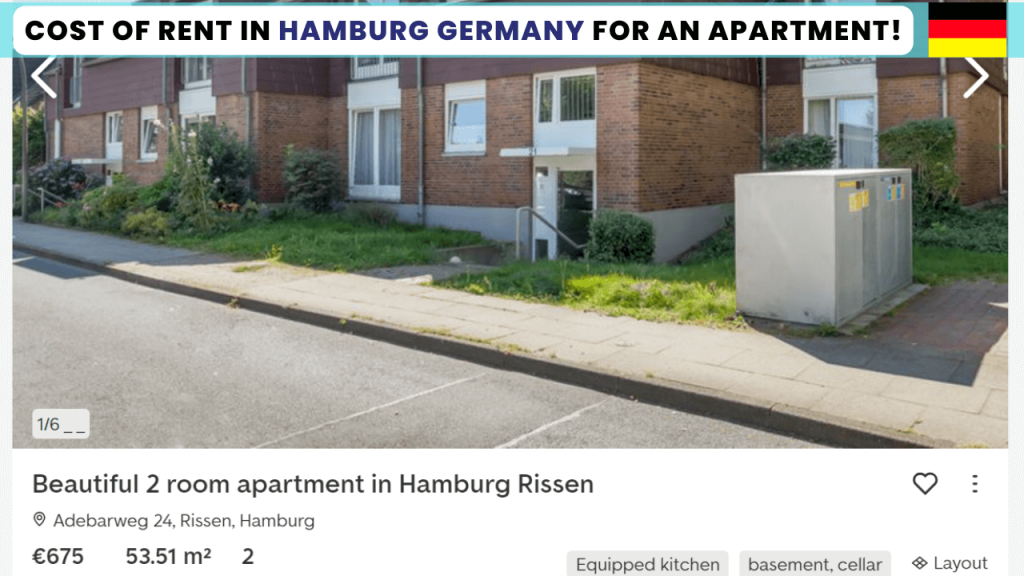 Cost of Housing and rent in Hamburg Germany
