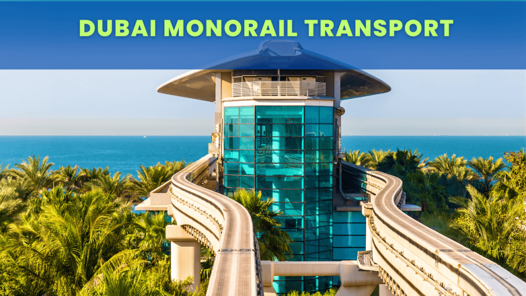 Dubai Monorail transport in Dubai
