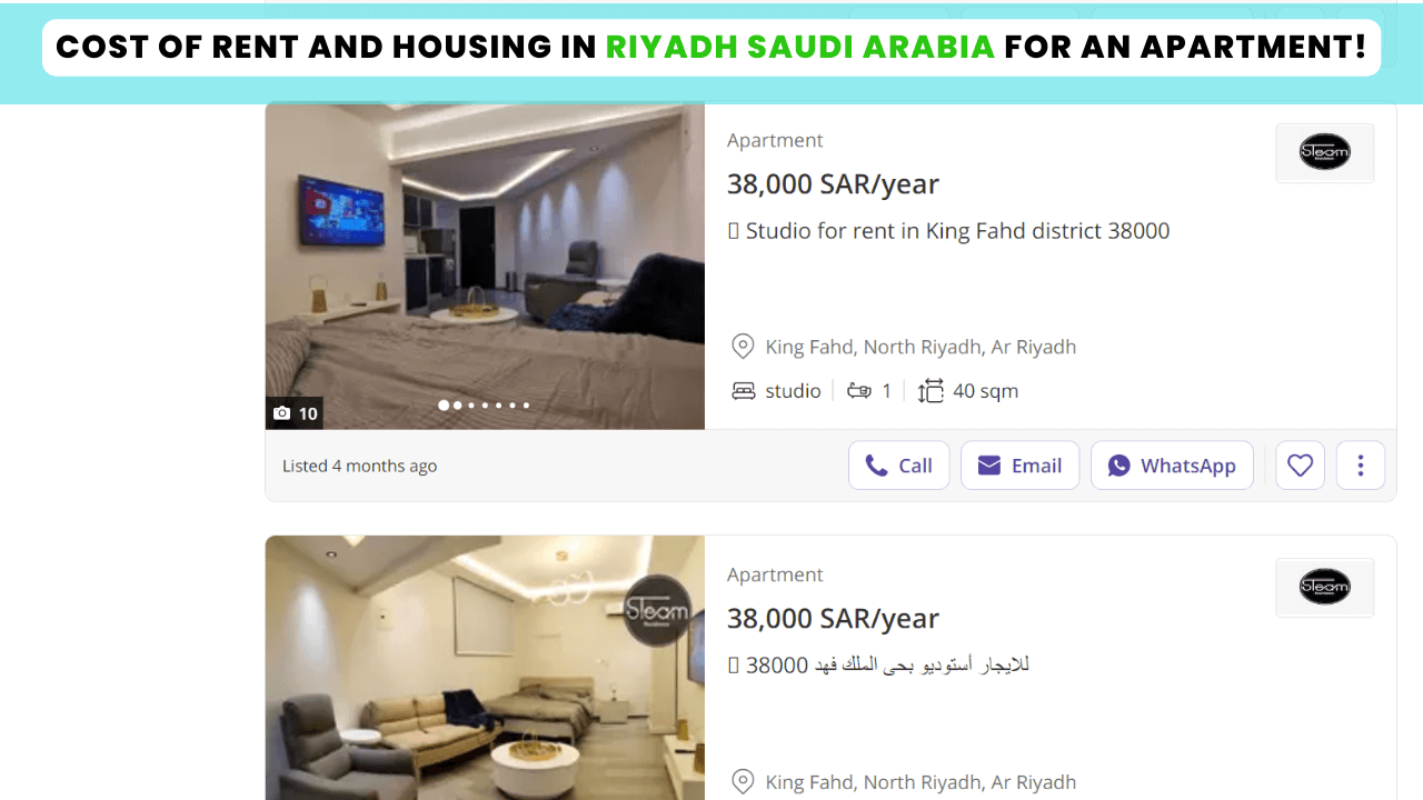 Cost of Rent and Housing in Riyadh Saudi Arabia
