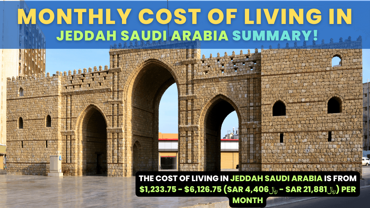 Monthly Cost of Living in Jeddah Saudi Arabia