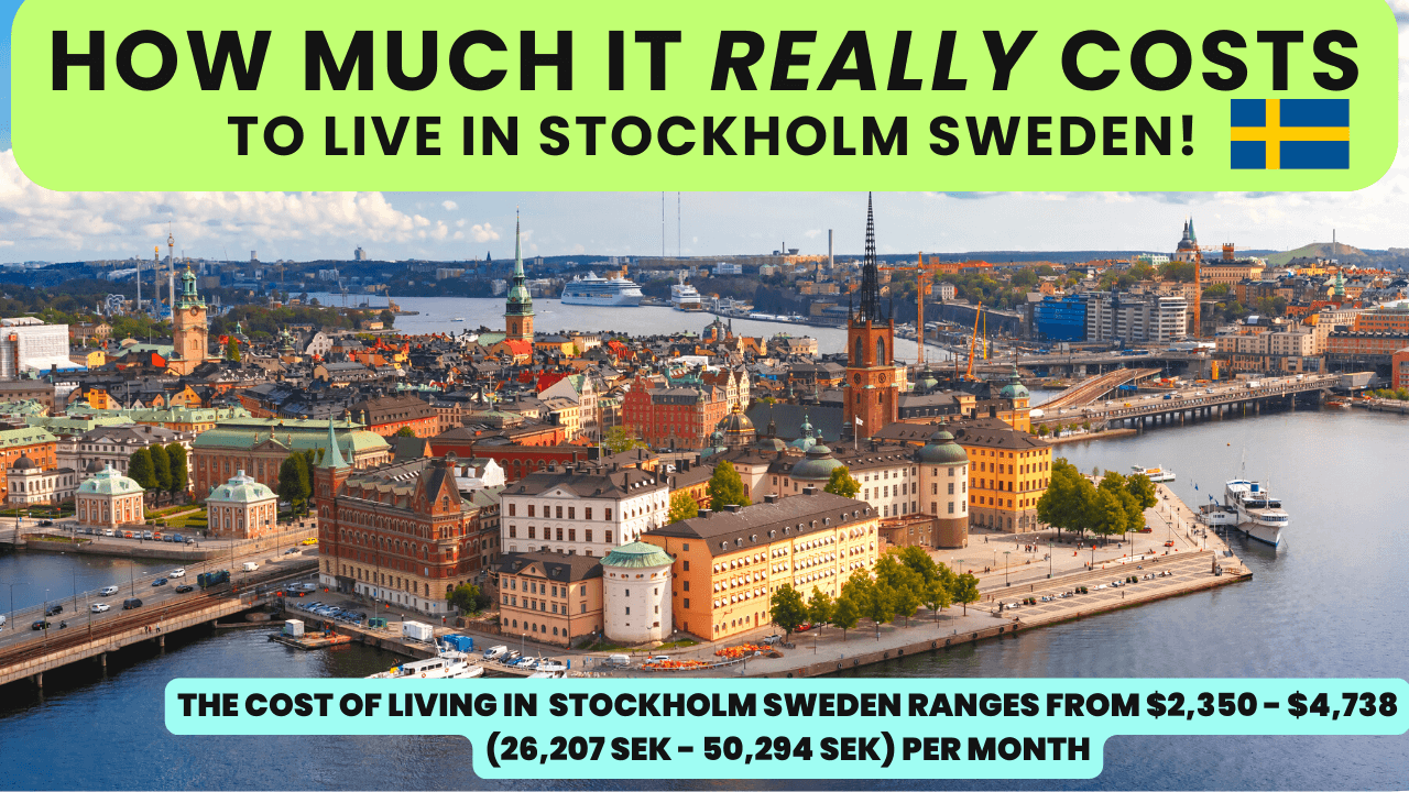 Cost of Living in Stockholm Sweden