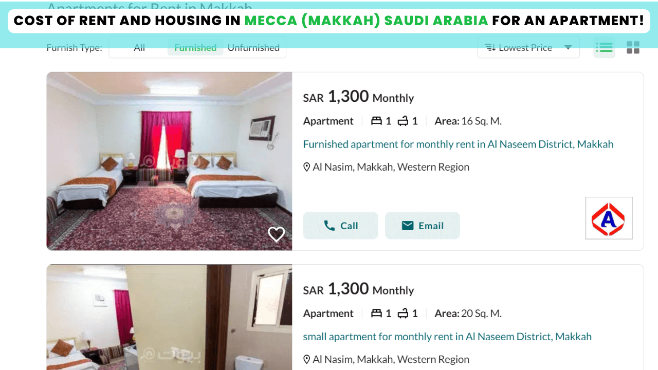Cost Of Rent And Housing In Mecca Saudi Arabia