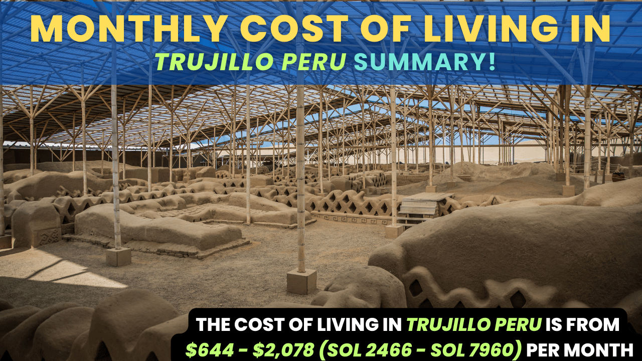 Monthly Cost of Living in Trujillo Peru