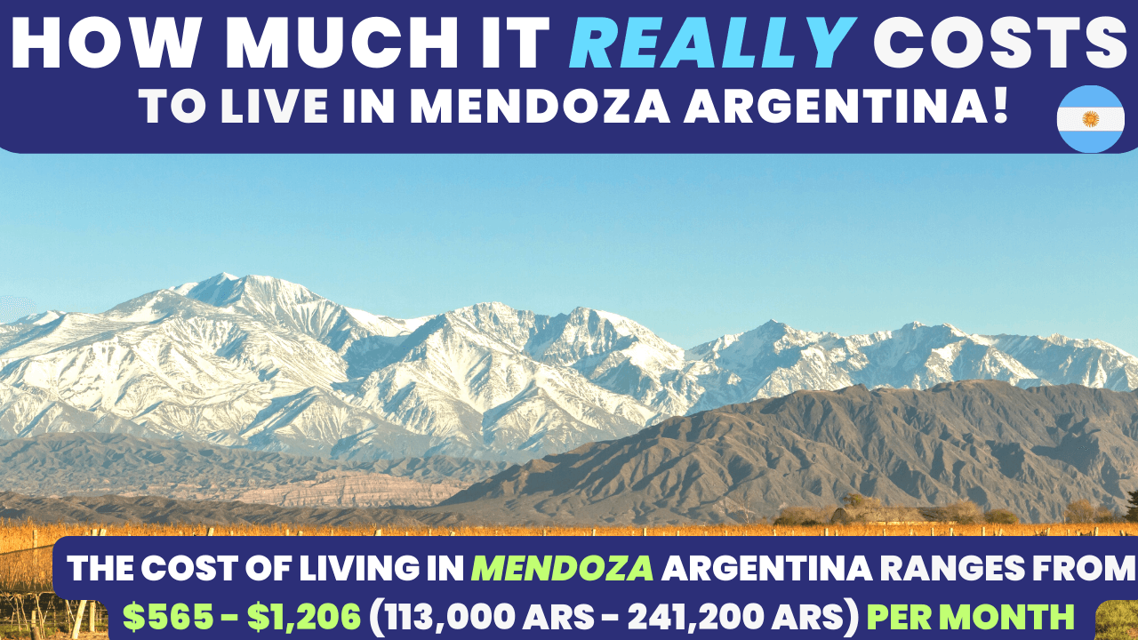 Cost of Living in Mendoza Argentina