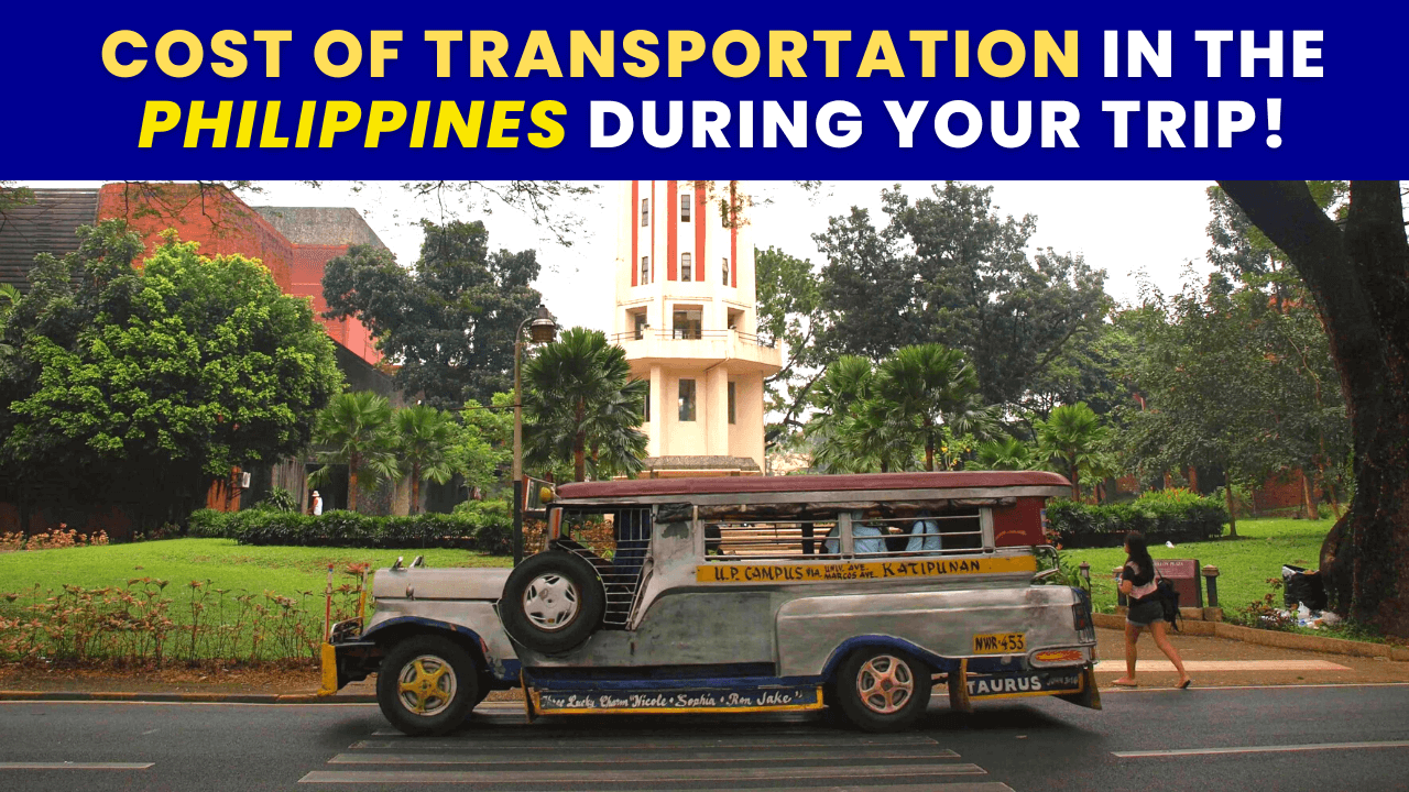 Transportation options and Costs in the Philippines during your trip